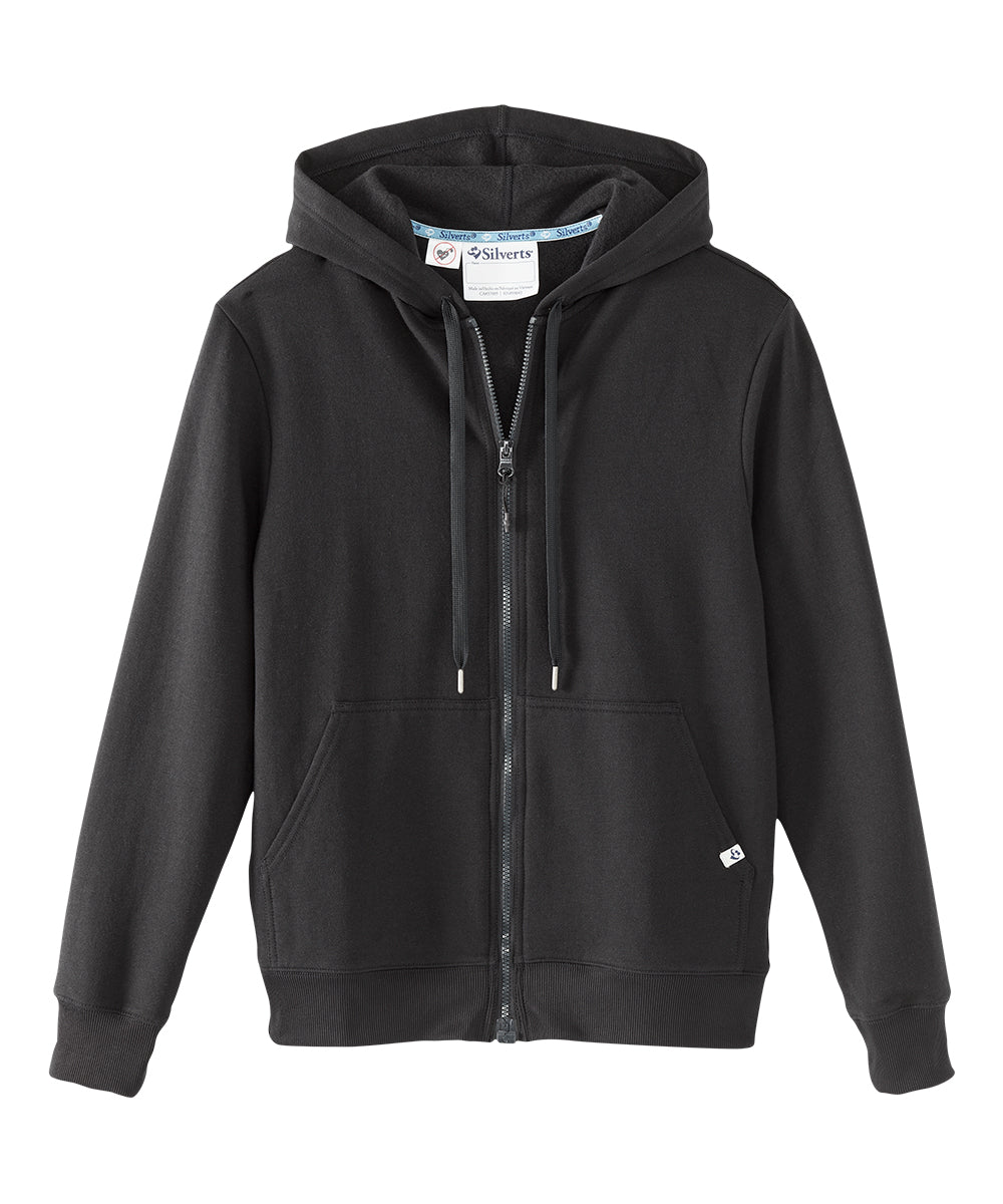 Boys black zip outlet hoodie