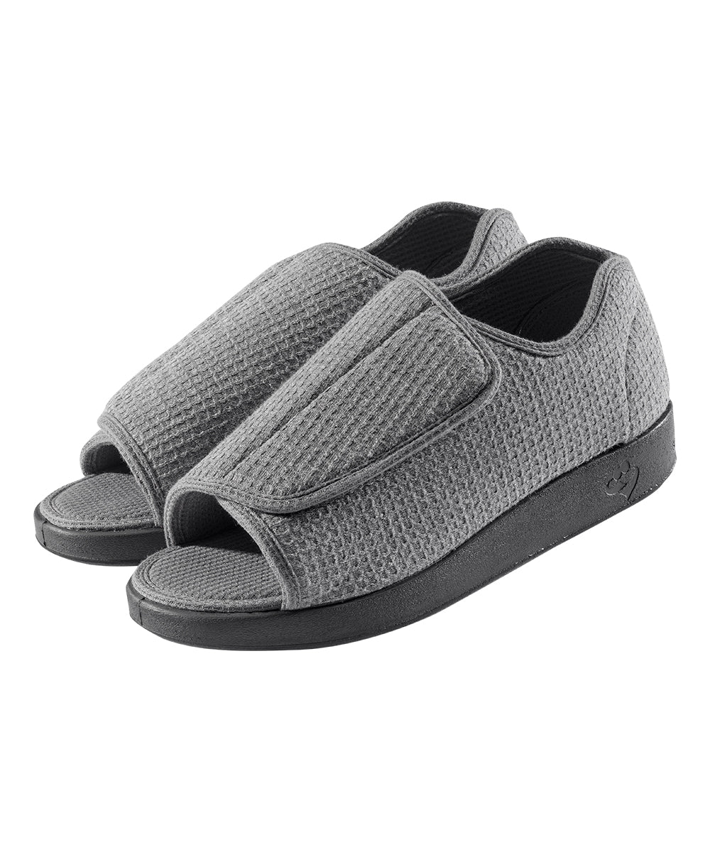 Men s Wide Open Toe Slipper ZoomerStore