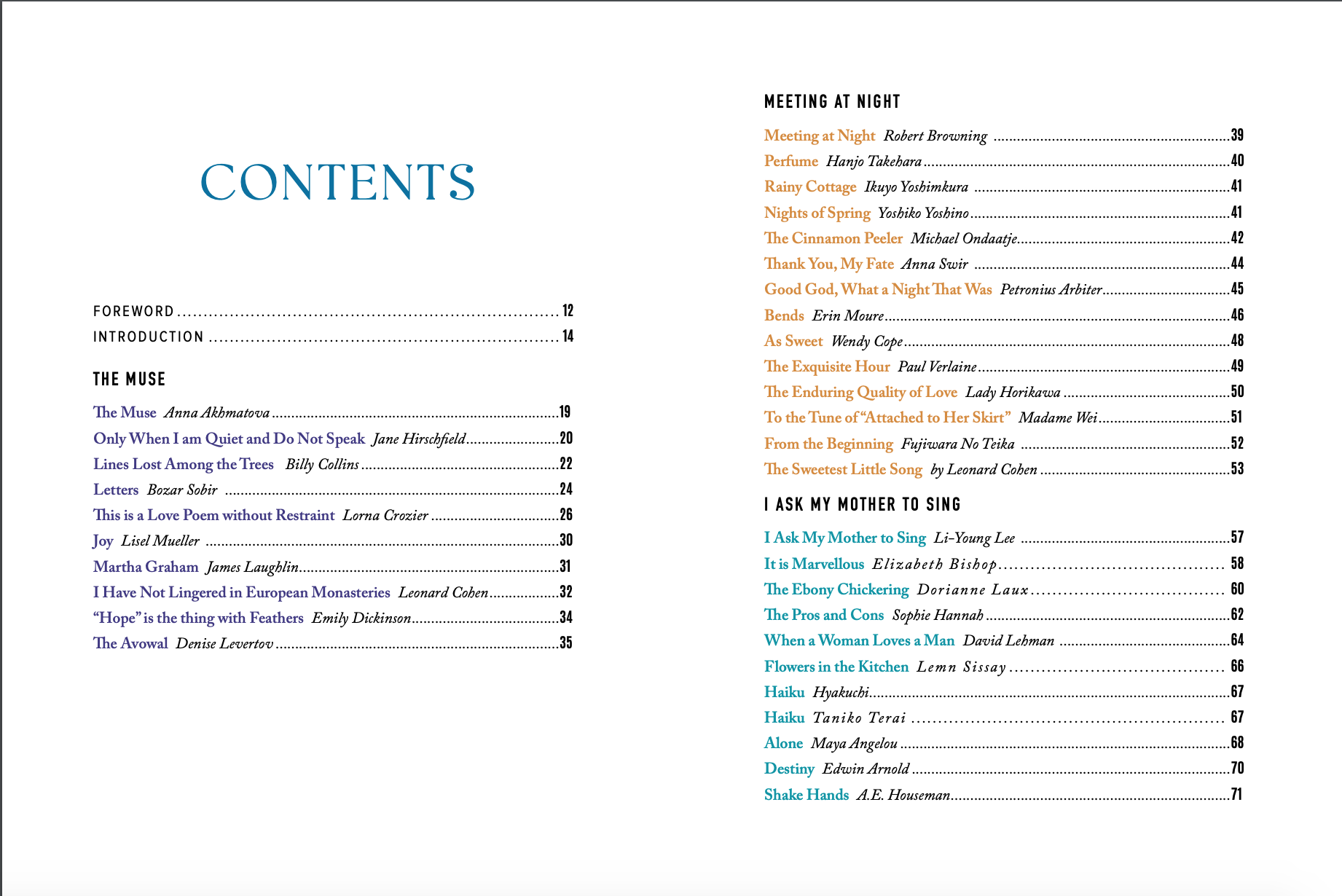 Nocturne: Poems To Linger Over
