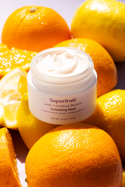 Superfruit Lactic + Multifruit 8% AHA Exfoliating Mask