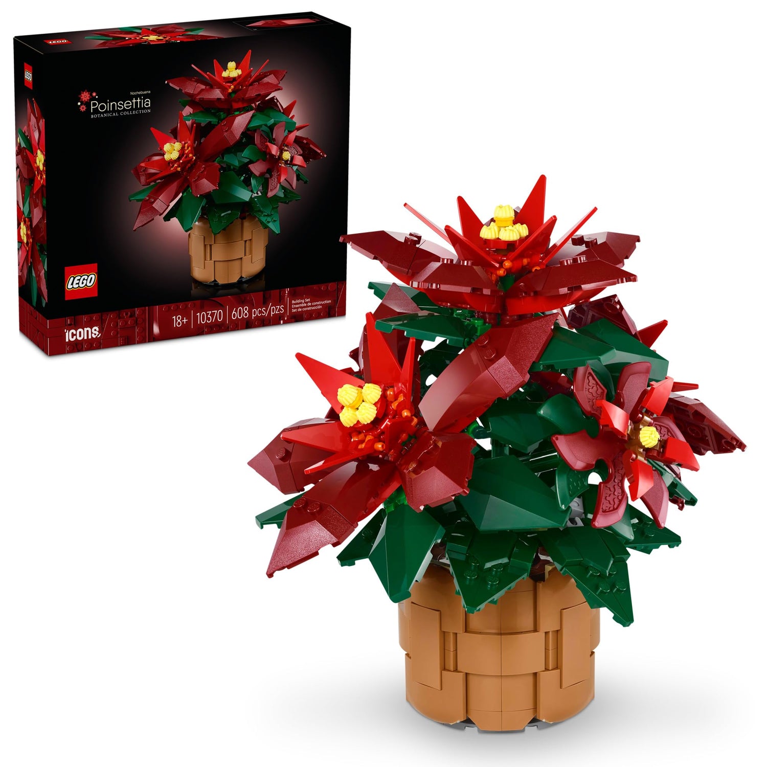 Lego Icons Poinsettia Building Set