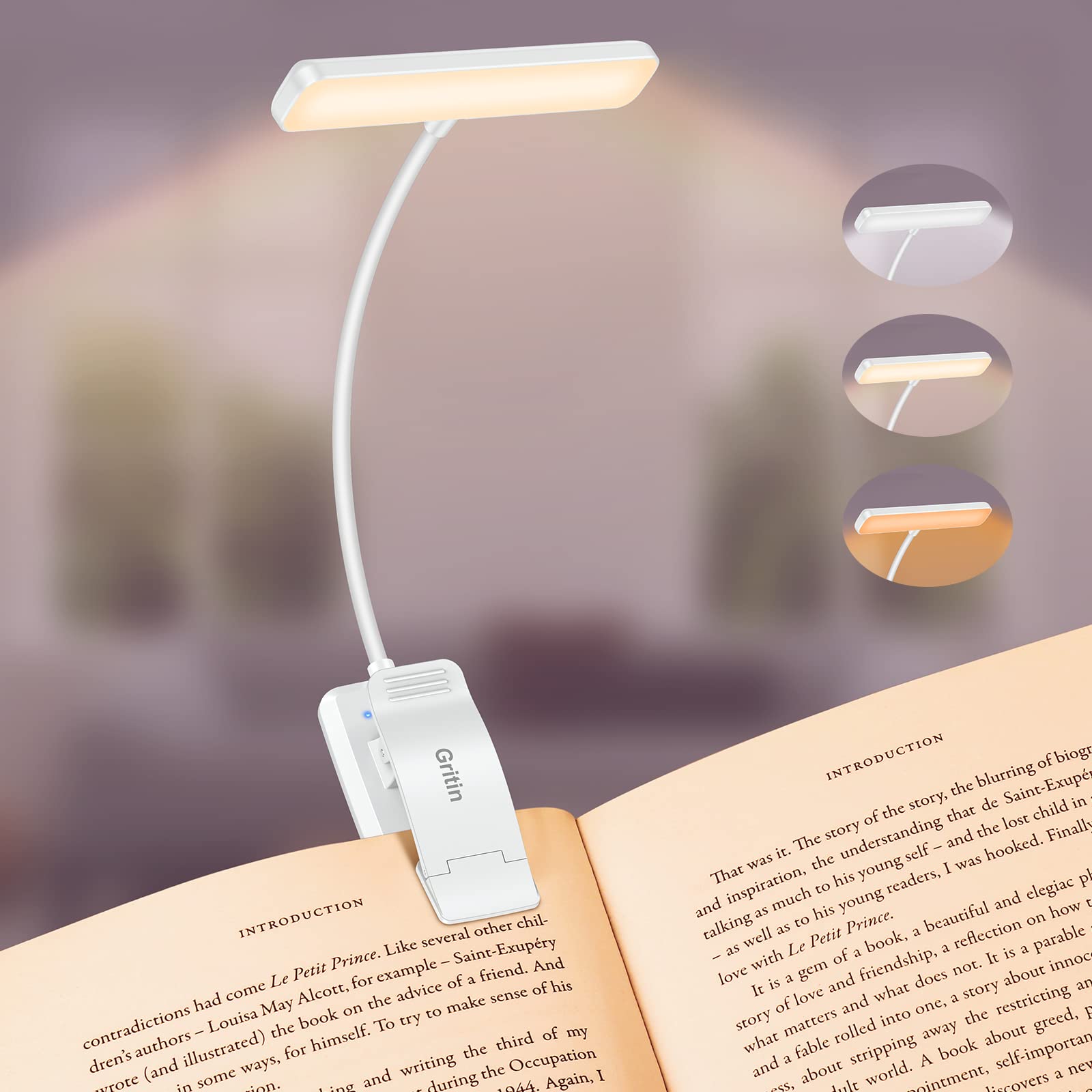 LED Rechargeable Book Light