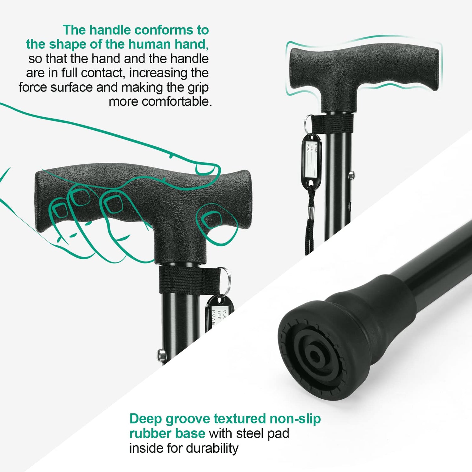 Adjustable Folding Stick