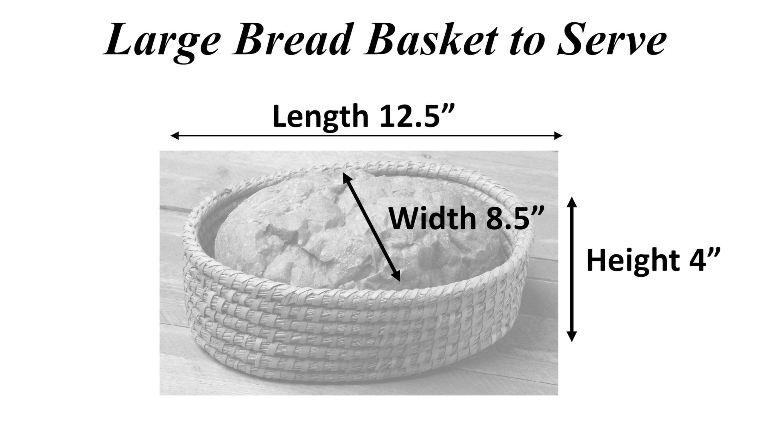 Bread Warmer Basket with Stone