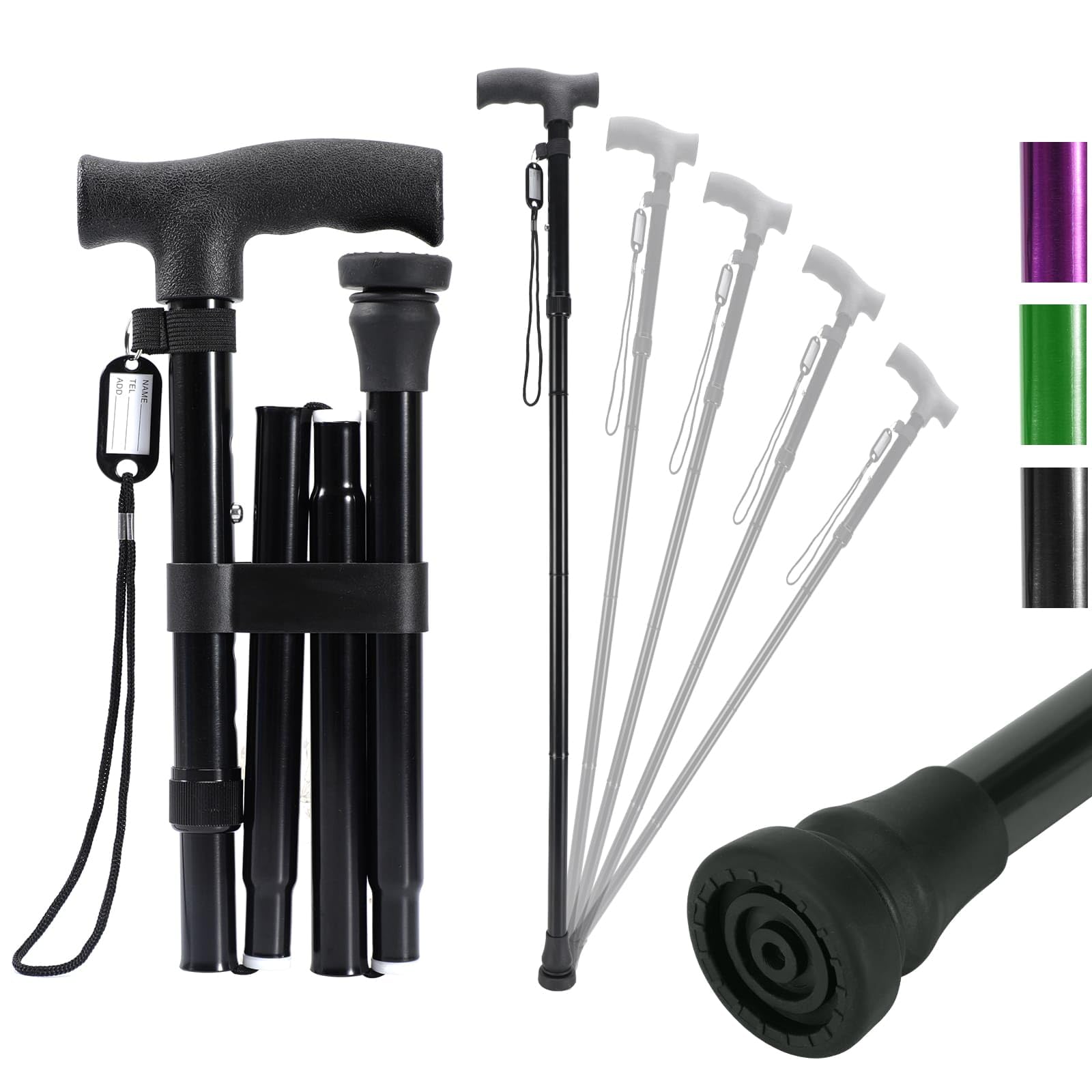 Adjustable Folding Stick