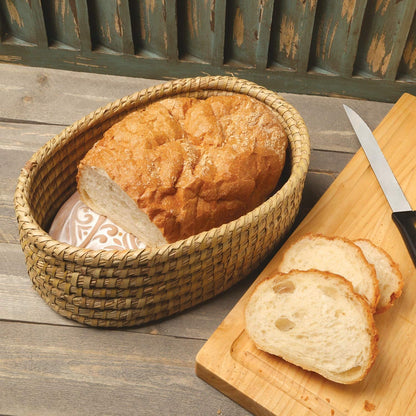 Bread Warmer Basket with Stone